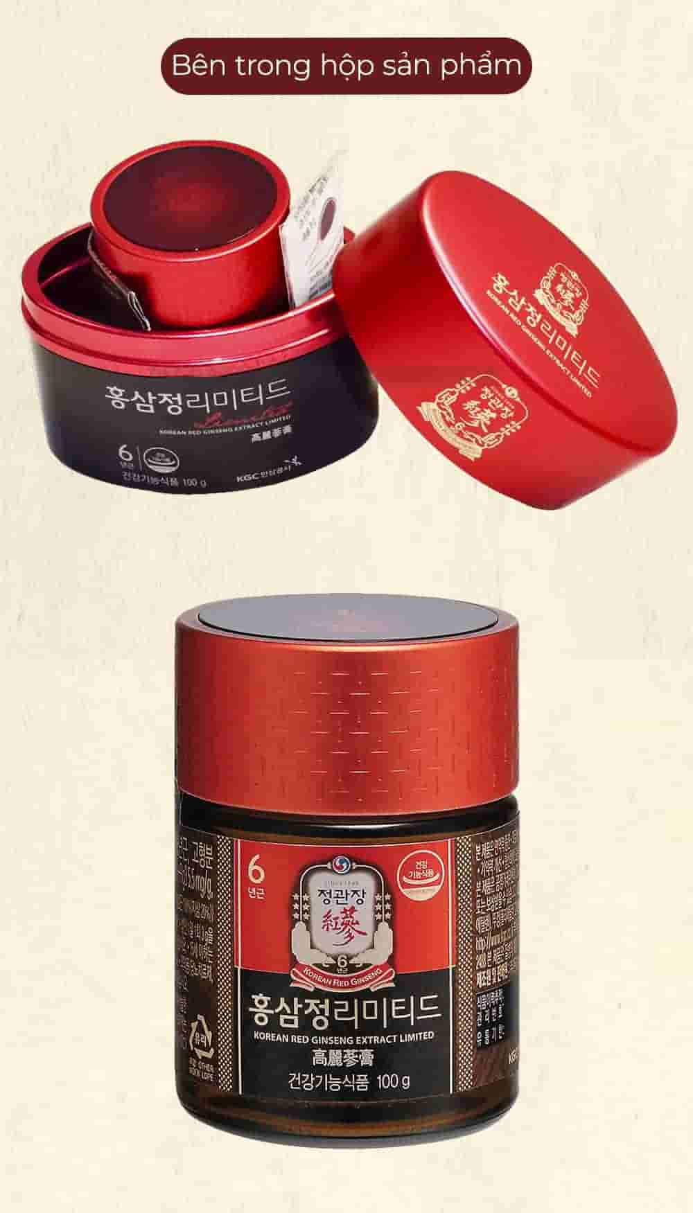 Cao Địa Sâm Chính Phủ Hàn Quốc Cao Cấp KGC Extract Limited