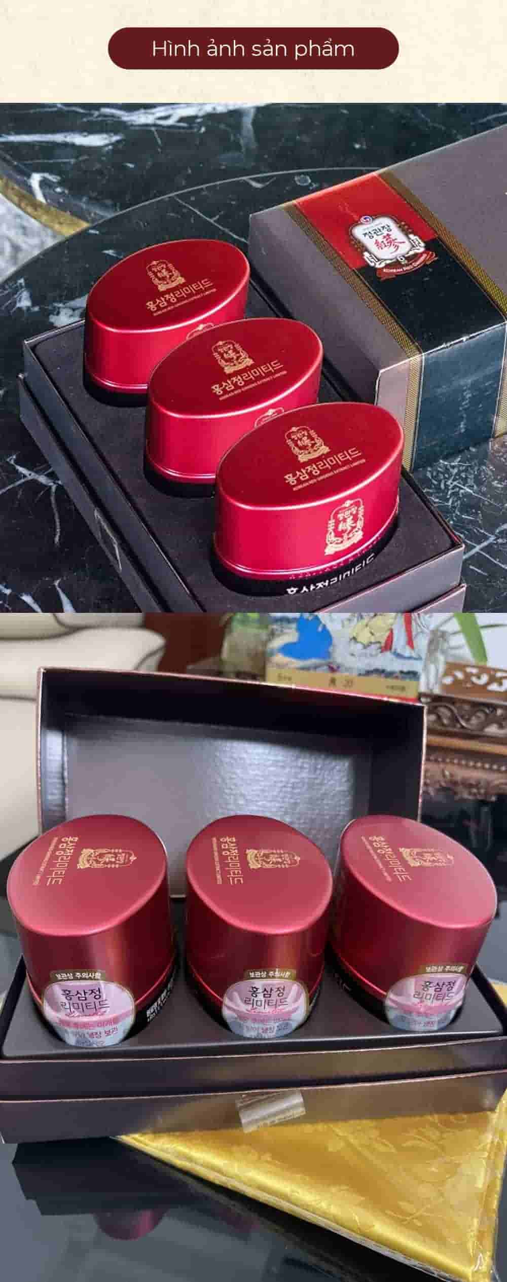 Cao Địa Sâm Chính Phủ Hàn Quốc Cao Cấp KGC Extract Limited