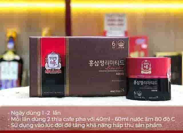 Cao Địa Sâm Chính Phủ KGC Extract Limited Lọ 100g