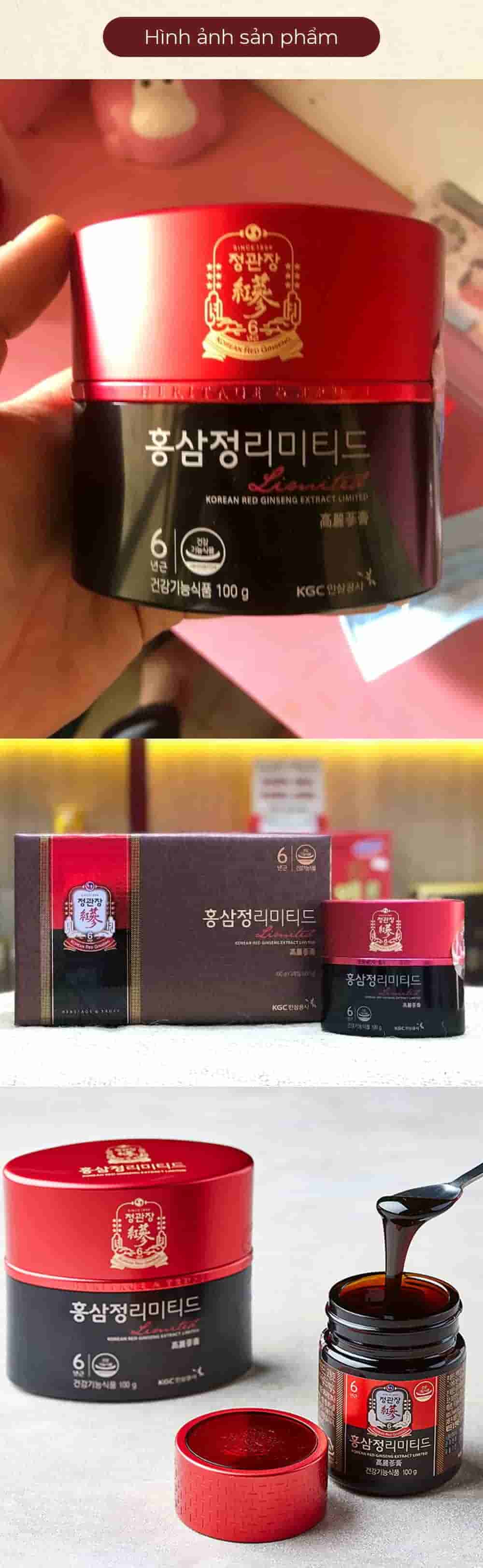 Cao Địa Sâm Chính Phủ KGC Extract Limited Lọ 100g