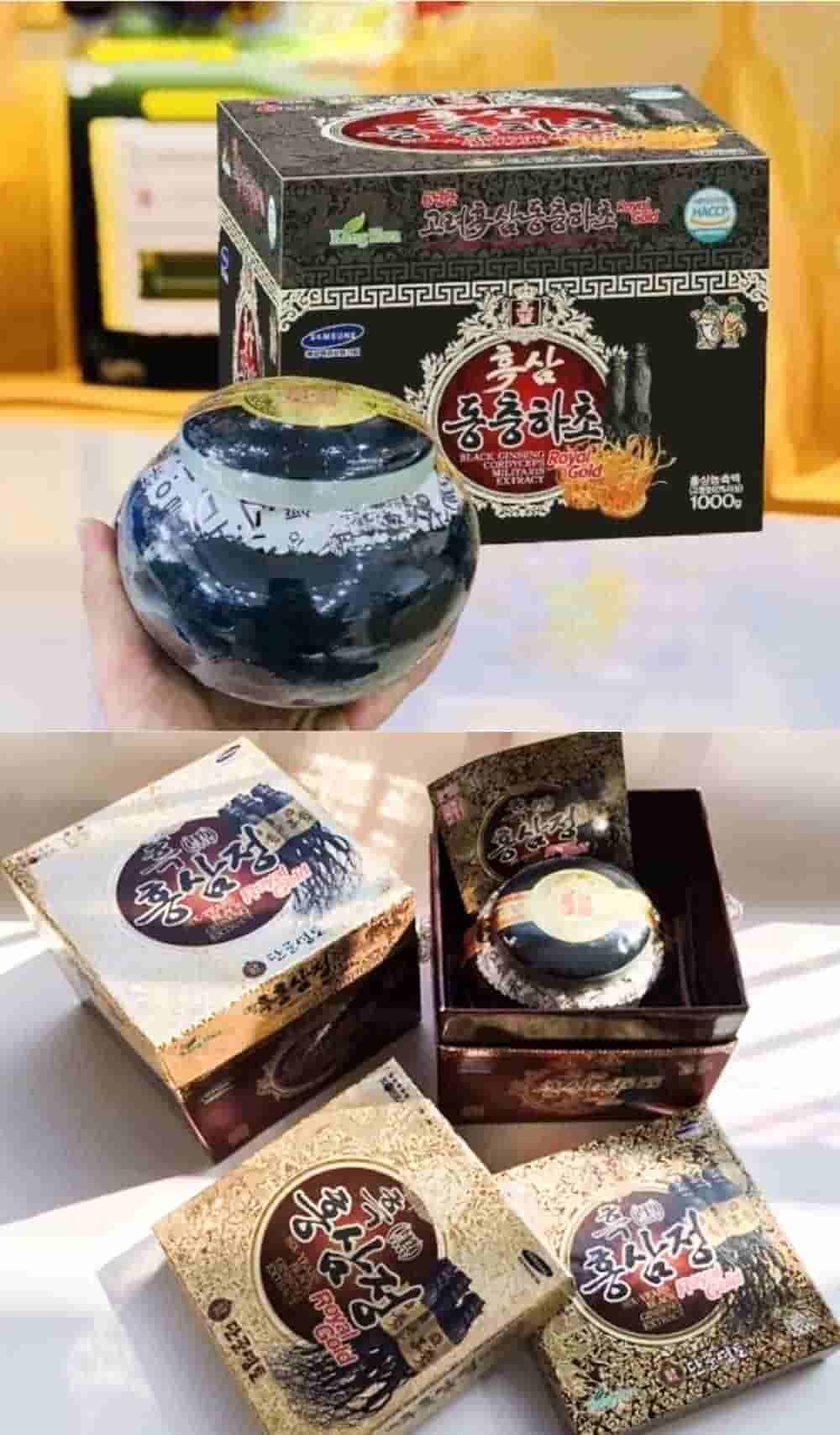 Cao Hắc Sâm Kanghwa Hàn Quốc 6 Năm Tuổi Hũ 1kg