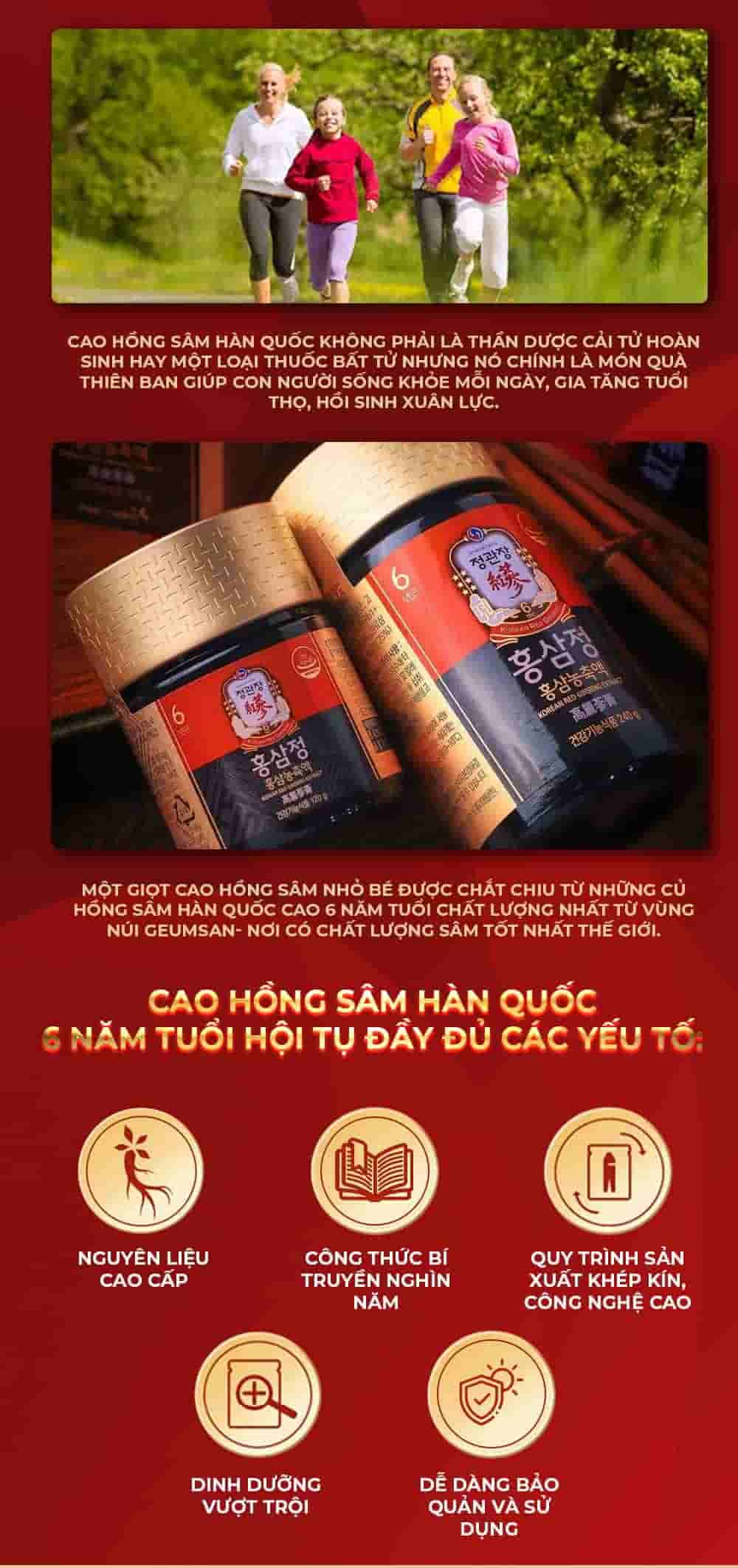 Cao Hồng Sâm Chính Phủ KGC Extract Mild Lọ 100g