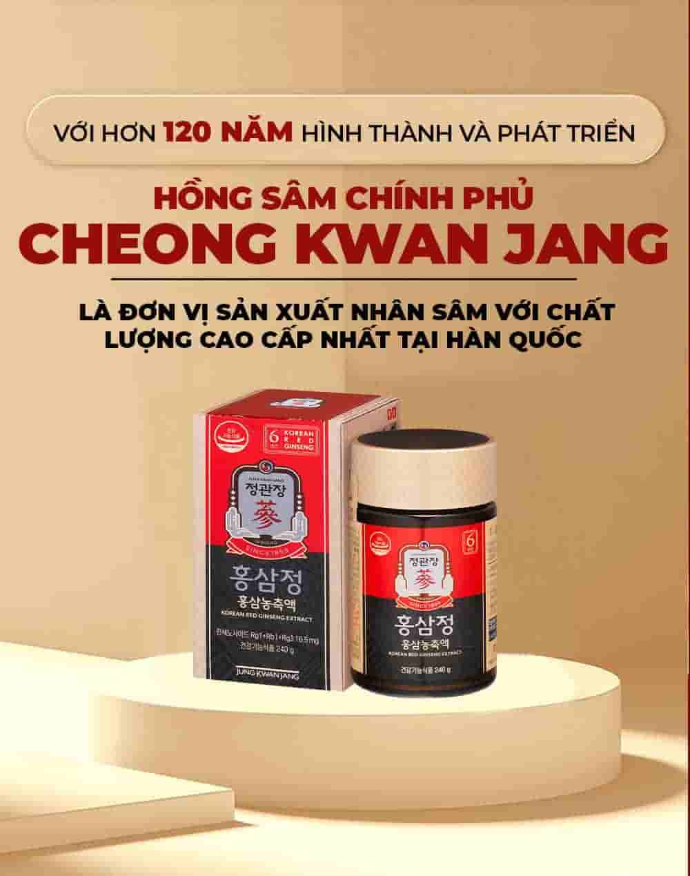 Cao Hồng Sâm Chính Phủ KGC Global Extract Lọ 240g