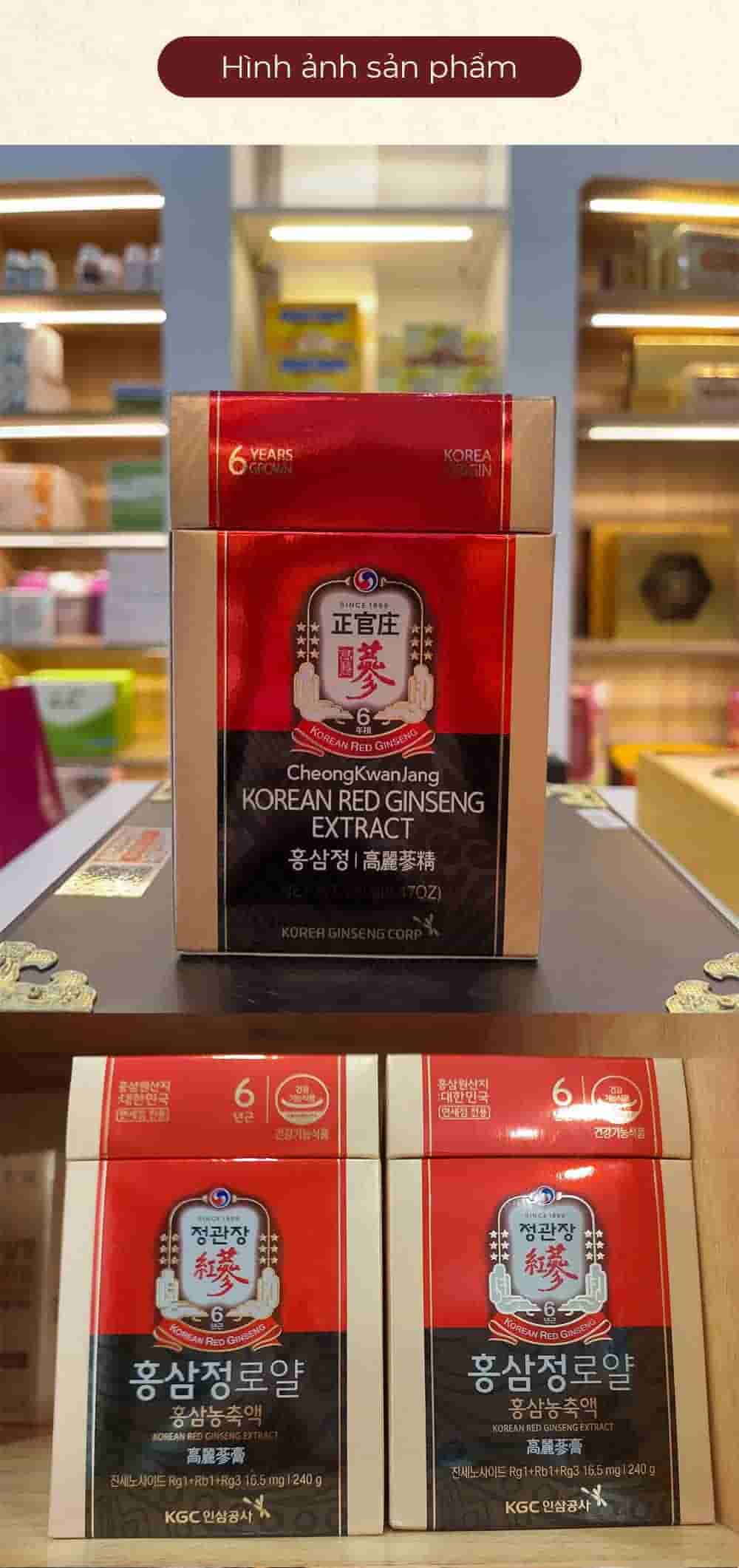 Cao Hồng Sâm Chính Phủ KGC Global Extract Lọ 240g