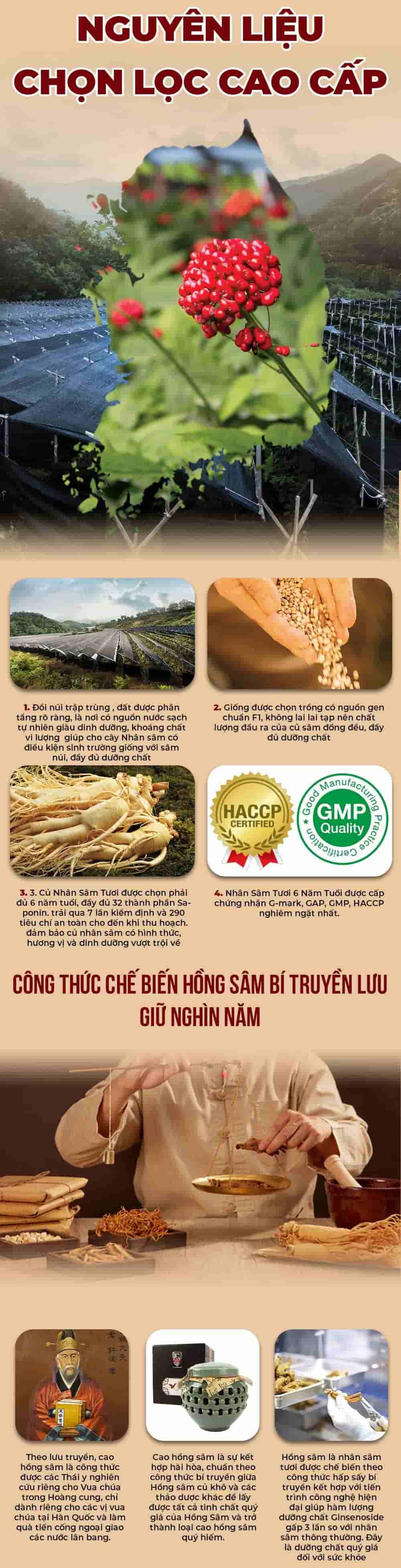 Cao Hồng Sâm Hoàng Đế Bio Hàn Quốc Đặc Biệt Hũ 500g