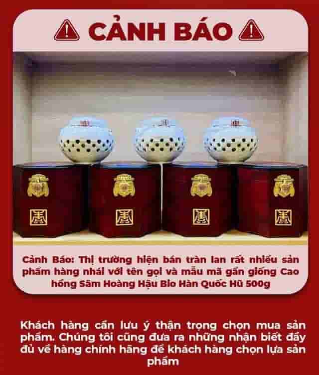 Cao Hồng Sâm Hoàng Hậu Bio Hàn Quốc Đặc Biệt Hũ 500g