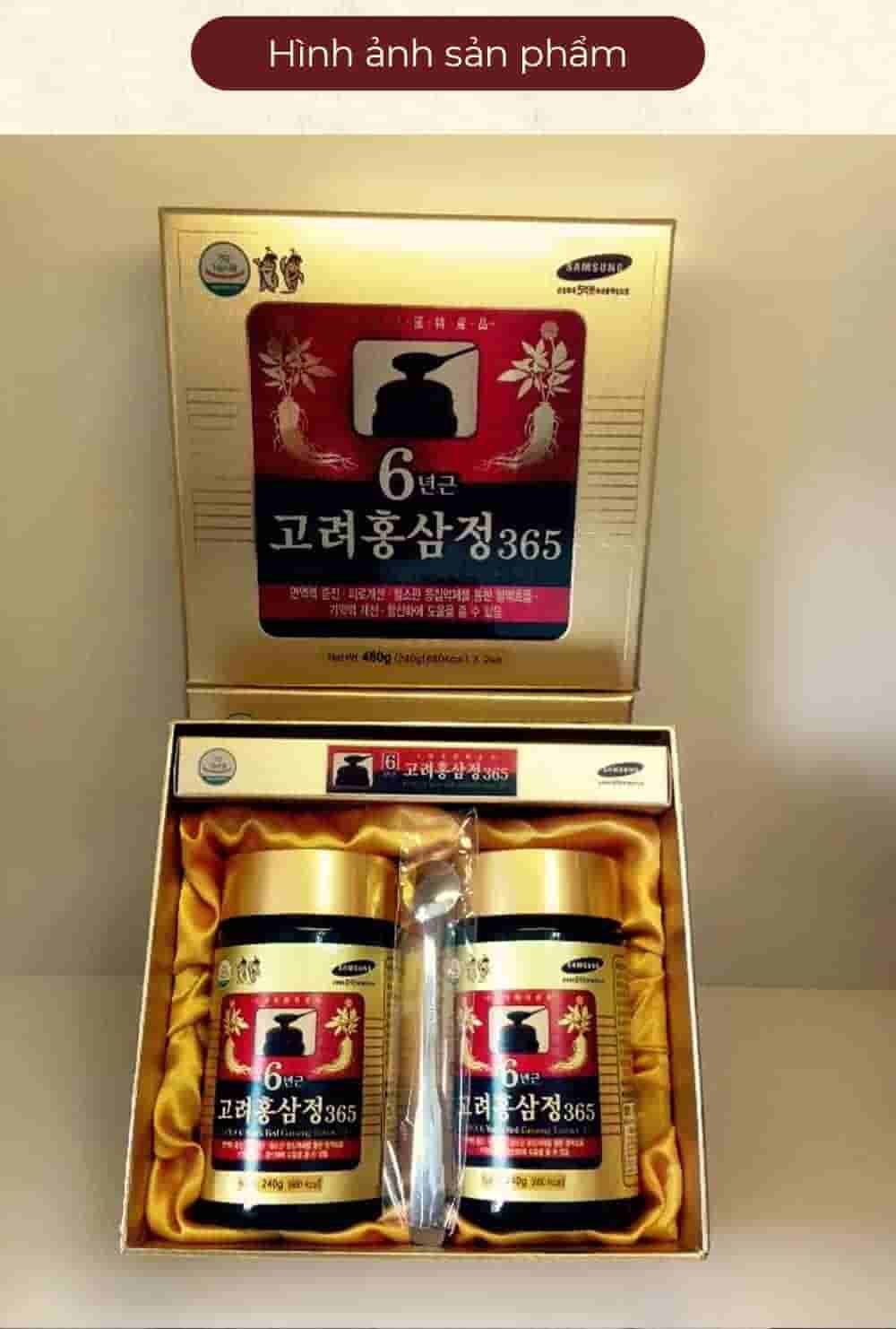 Cao Hồng Sâm Kanghwa Hàn Quốc 6 Năm Tuổi Hộp 2 Lọ x 250g