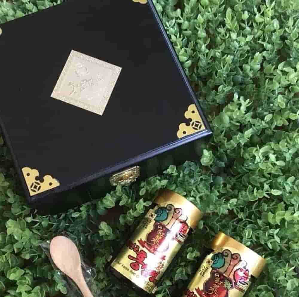 Cao Hồng Sâm Kanghwa Hàn Quốc 6 Năm Tuổi Hộp Gỗ 2 Lọ x 250g