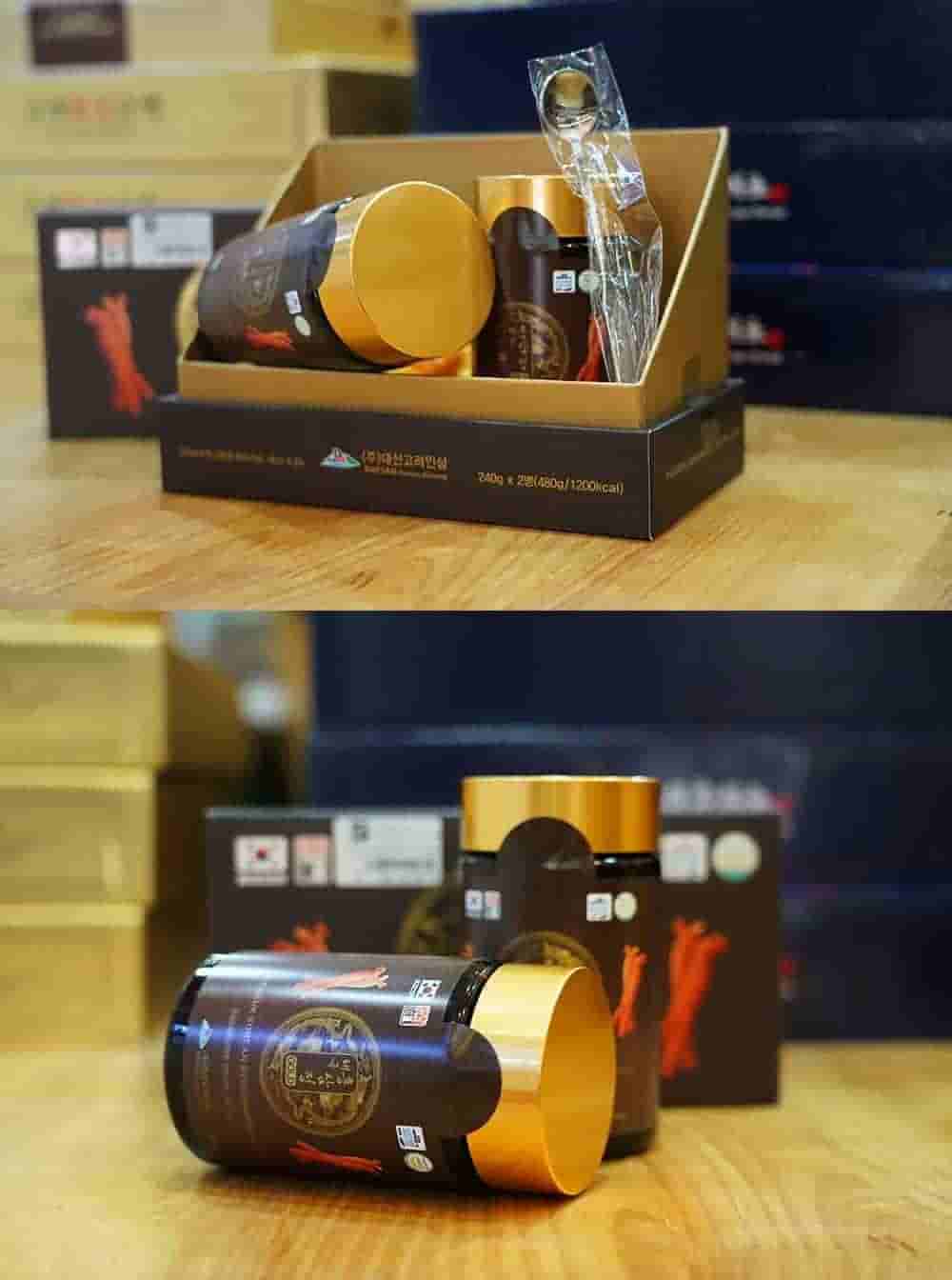 Cao Hồng Sâm Thái Cực Deasan Hàn quốc 6 Năm Tuổi Hộp 2 lọ x 240g