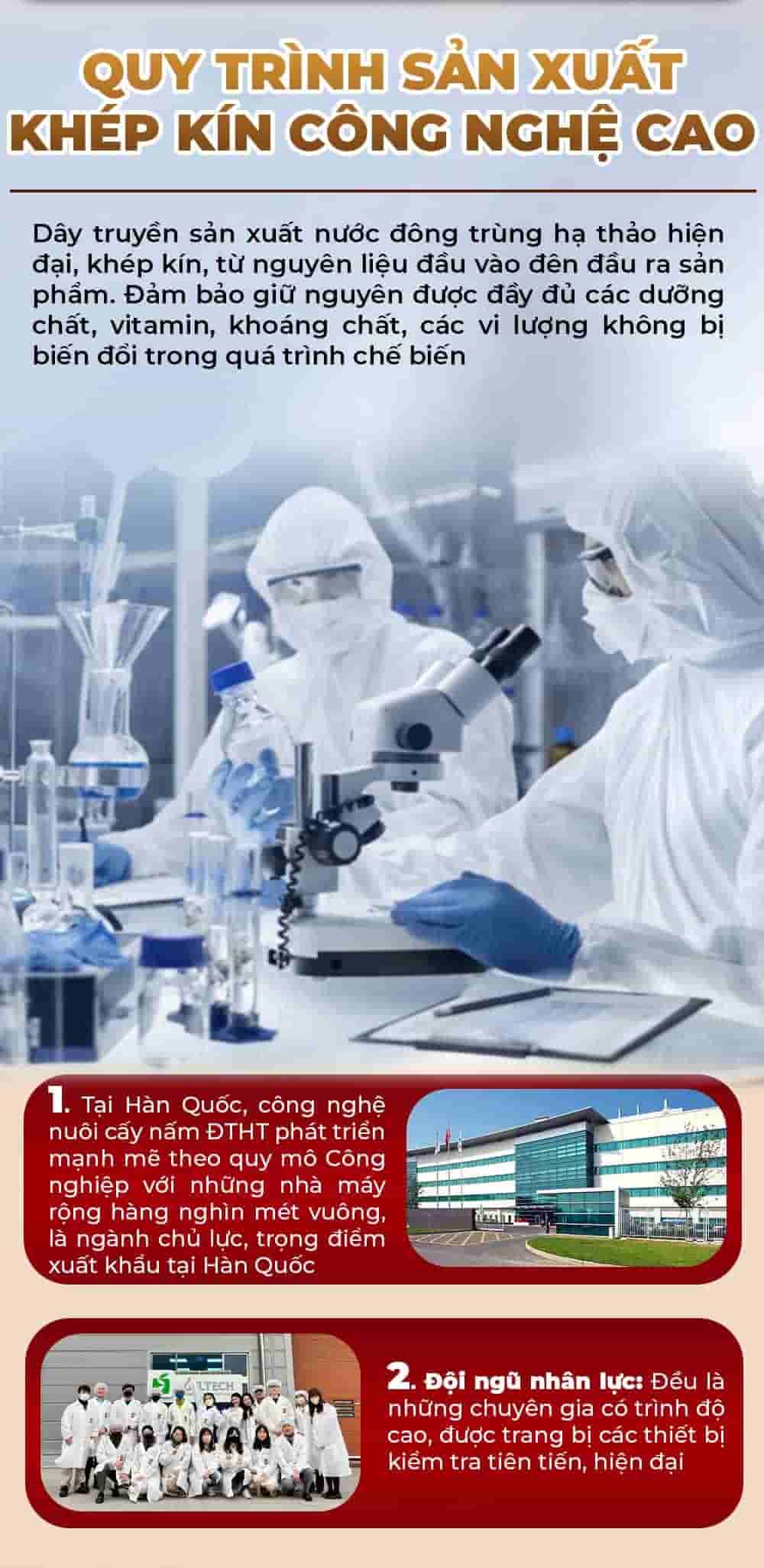 Nước Đông Trùng Cát Cánh Táo Đỏ KGA Hàn Quốc 30 gói x 70ml