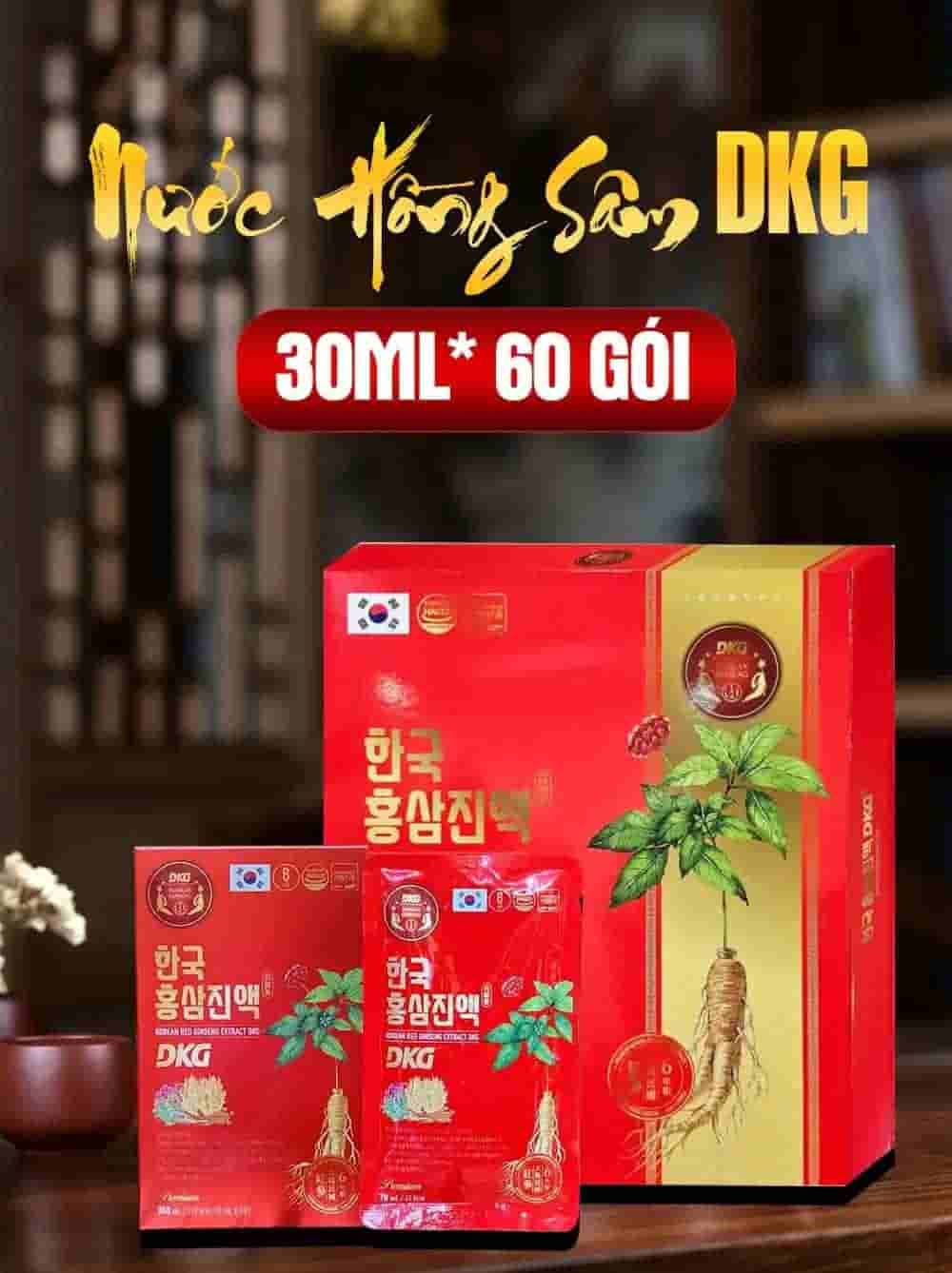 Nước Hồng Sâm Daedong Hàn Quốc DKG Hộp 30 gói x 70ml
