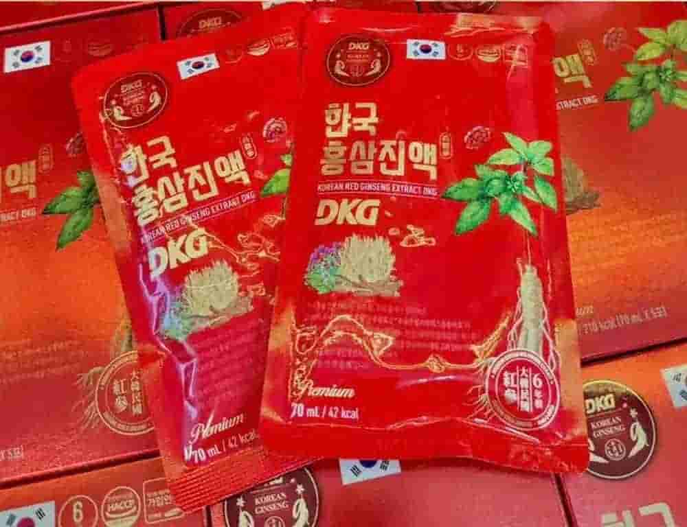 Nước Hồng Sâm Daedong Hàn Quốc DKG Hộp 30 gói x 70ml