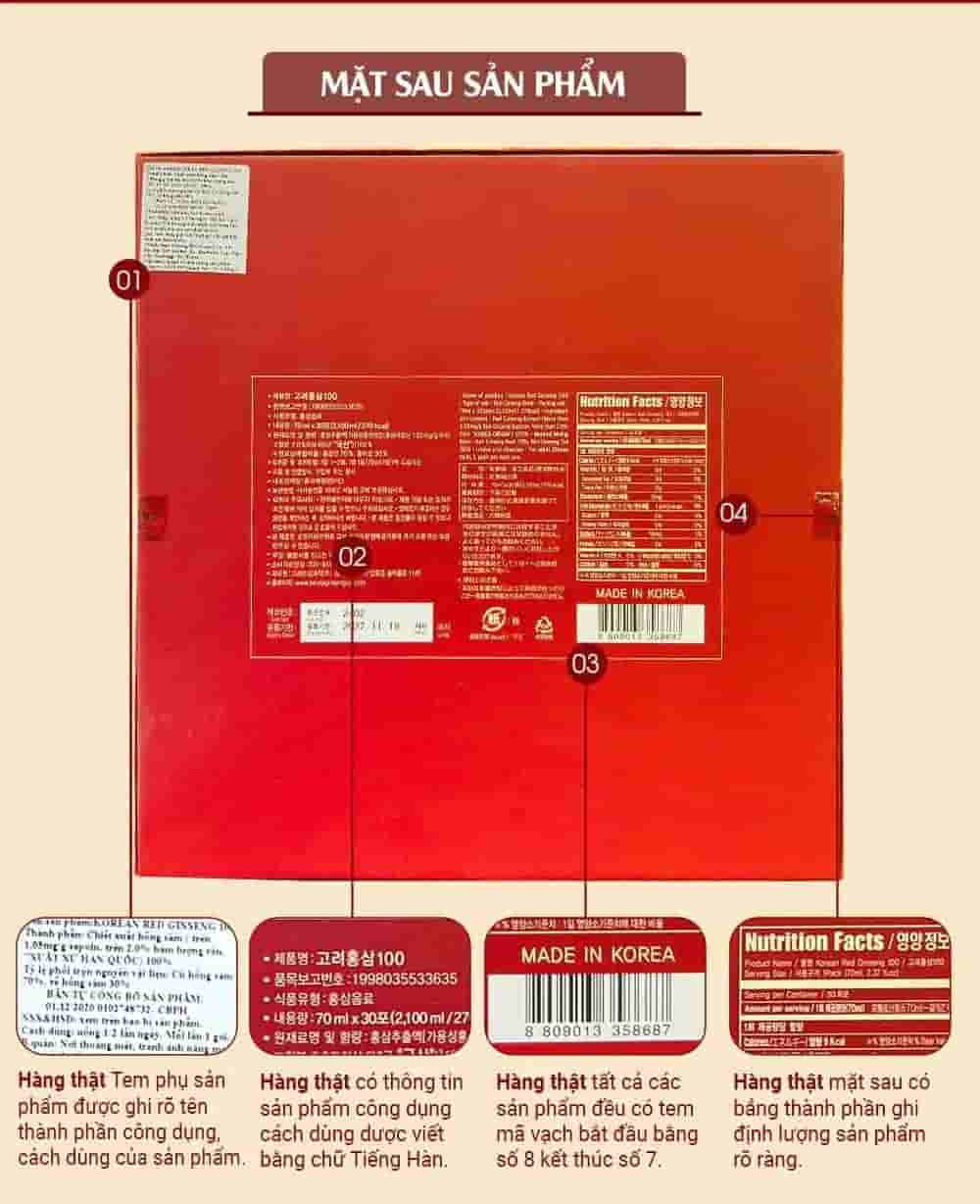 Nước Hồng Sâm Nguyên Chất 100% Bio Apgold