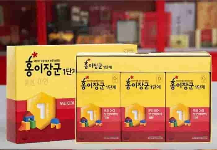 Nước Hồng Sâm Trẻ Em Chính Phủ KGC Cho Bé Từ 3- 4 Tuổi 30 Gói