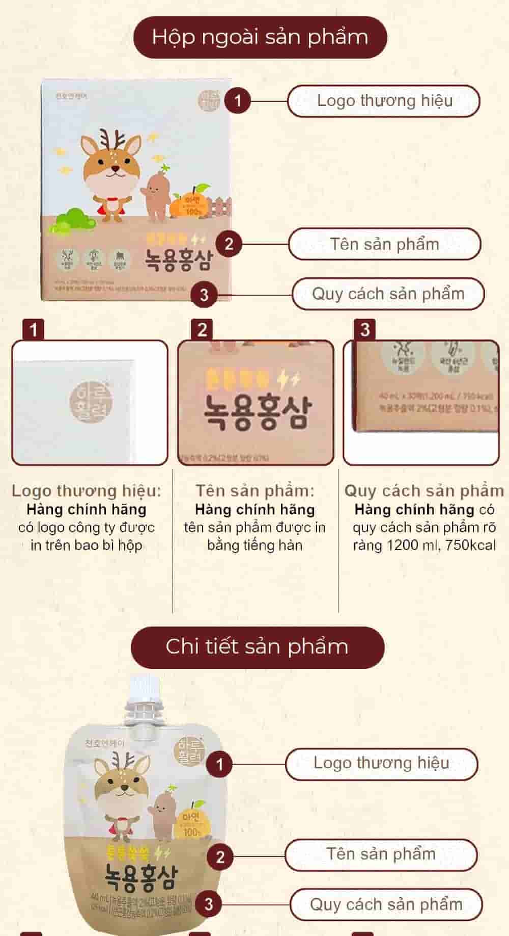 Nước Hồng Sâm Trẻ Em Chunho Cho Bé Từ 3 Tuổi Hộp 30 Gói