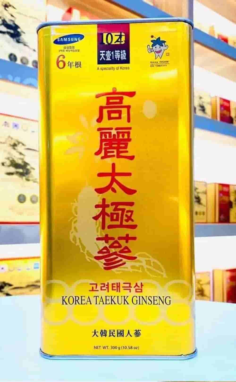 Thiên Sâm Củ Khô Korea Taekuk Ginseng 300g Hàn Quốc