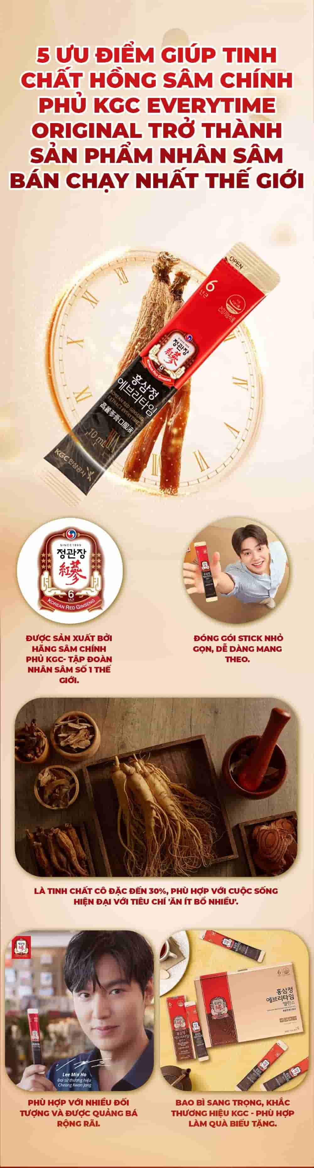 Tinh Chất Hồng Sâm Chính Phủ Cao Cấp KGC Everytime Balance Cao Cấp