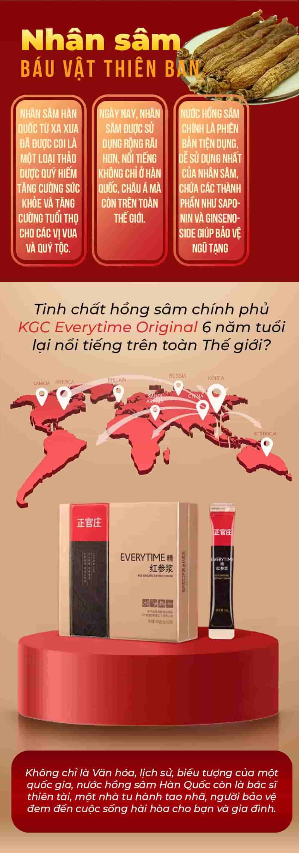 Tinh Chất Hồng Sâm Chính Phủ Cao Cấp KGC Everytime Balance Cao Cấp