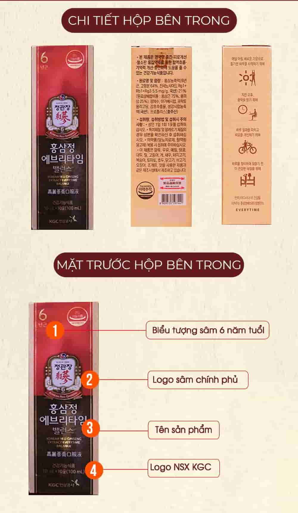 Tinh Chất Hồng Sâm Chính Phủ Cao Cấp KGC Everytime Balance Cao Cấp