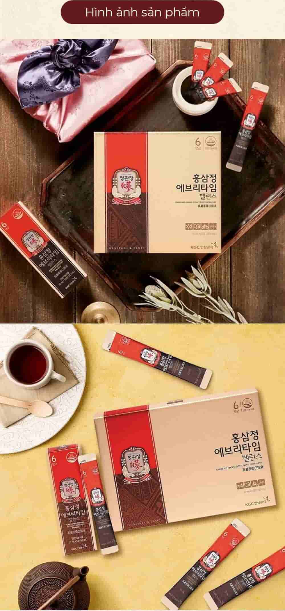 Tinh Chất Hồng Sâm Chính Phủ Cao Cấp KGC Everytime Balance Cao Cấp