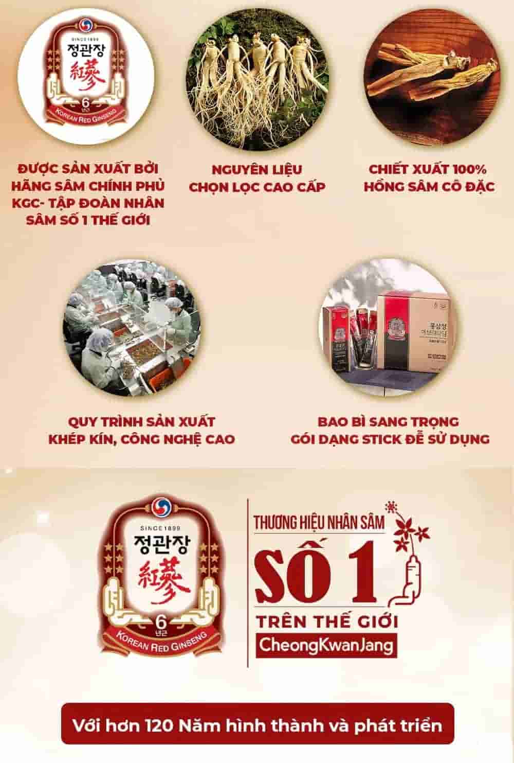 Tinh Chất Hồng Sâm Chính Phủ KGC Everytime Original Hộp 10ml X 30 Gói