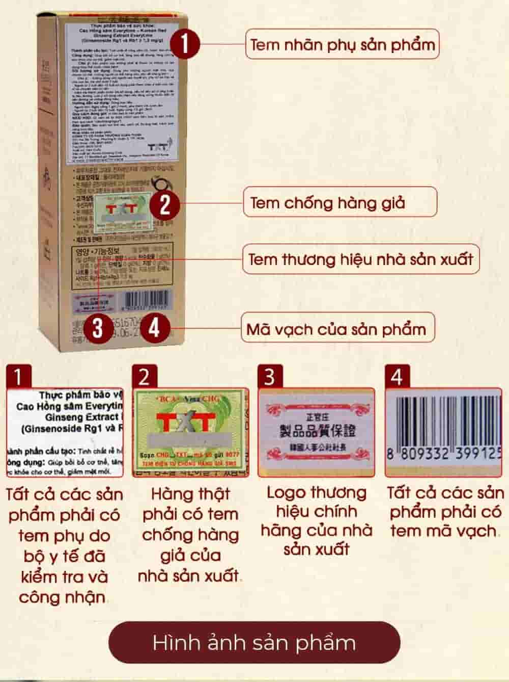 Tinh Chất Hồng Sâm Chính Phủ KGC Everytime Original Hộp 10ml X 30 Gói