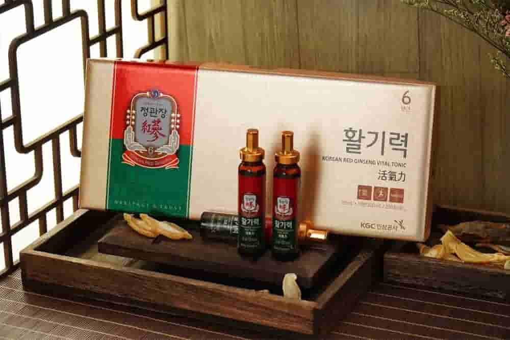 Tinh Chất Hồng Sâm Chính Phủ KGC Vital Tonic Hộp 10 Ống
